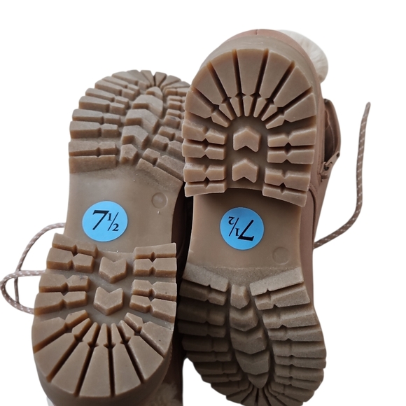 Madden Girl Women's Suede with Faux Fur Collar Boots - Picture 6 of 11